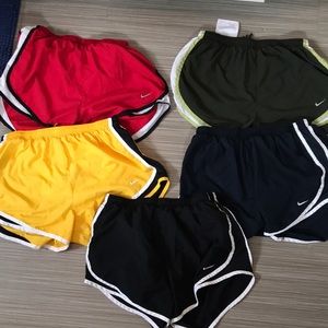 5 pairs Nike Tempo running shorts